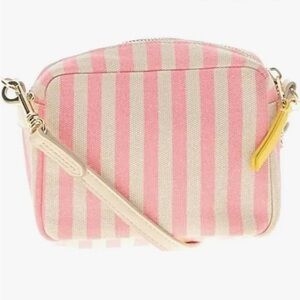 Universal Thread Pink and Cream Striped Mini Crossbody Bag